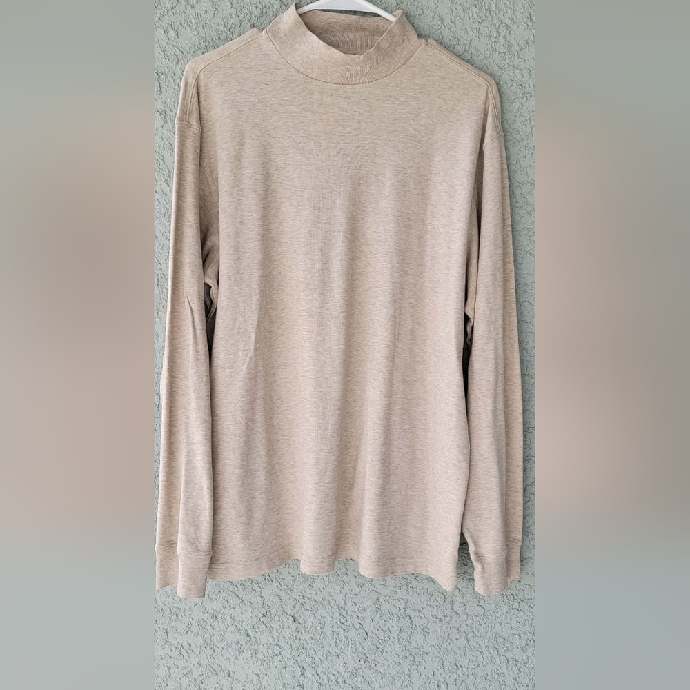 Daniel Cremieux Beige Long Sleeve Shirt Pima Cotton